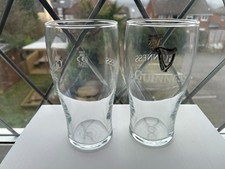 Guinness Pint Glasses M25 x 2