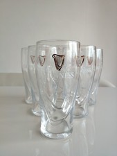 Guinness clear pint glass