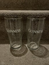 Guinness Tulip Pint Glasses