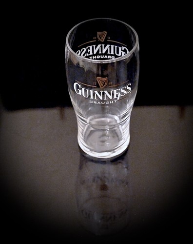 Vintage guinness pint glass - pint,