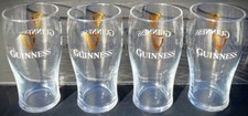 Guinness Pint Glass x 4 -