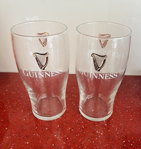 Guinness pint glasses - glasses, m25