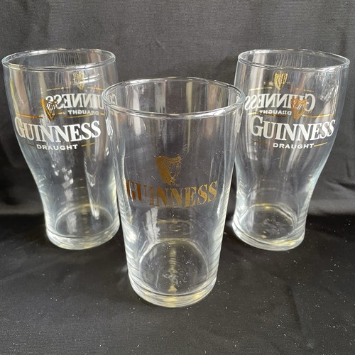 Guinness pint glasses - glasses, 3