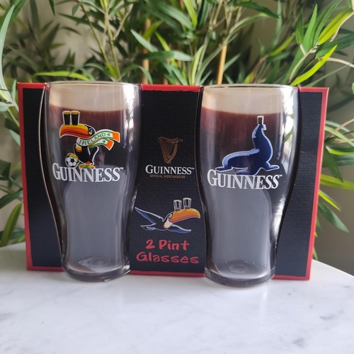 Guinness pint glasses - glasses, of